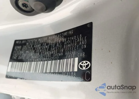 2023 Toyota Corolla Le из США, поврежденный, VIN 5YFB4MDE1PP042512